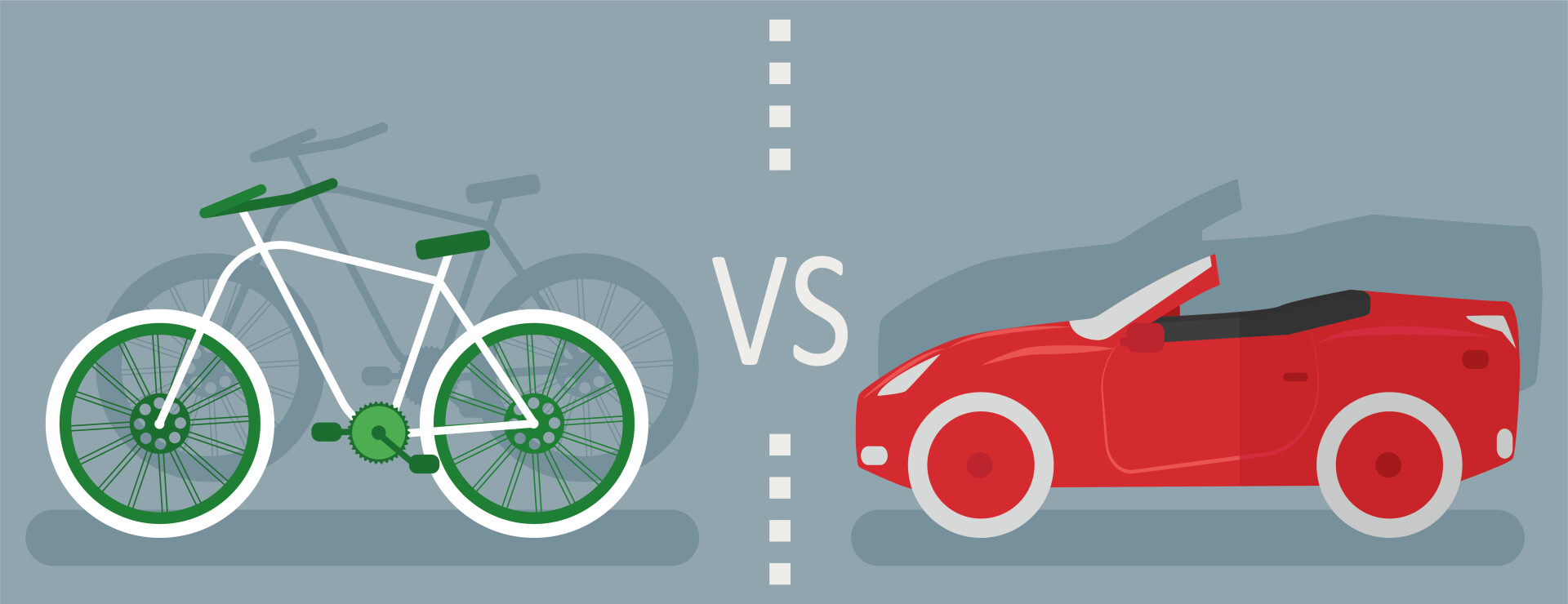 Fahrrad vs. Auto